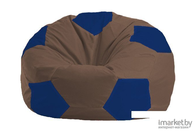 Кресло-мешок Flagman Мяч Стандарт М1.1-328 коричневый/синий