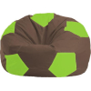 Кресло-мешок Flagman Мяч Стандарт М1.1-325 коричневый/салатовый