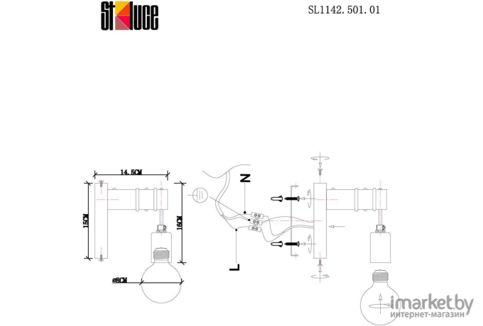 Бра Evoluce SL1142.501.01