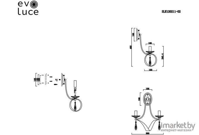 Бра Evoluce SLE120211-02