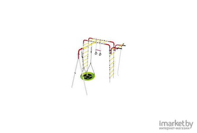 Спортивный комплекс Romana Веселая лужайка-2 R.103.25.04 + 1.Д-26.04 Качели гнездо
