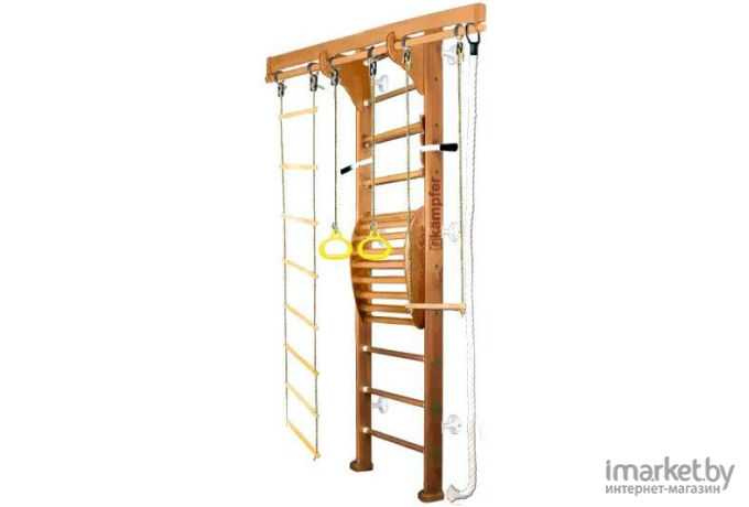 Спортивный комплекс Kampfer Wooden ladder Maxi Wall №2 Высота 3 м ореховый/белый