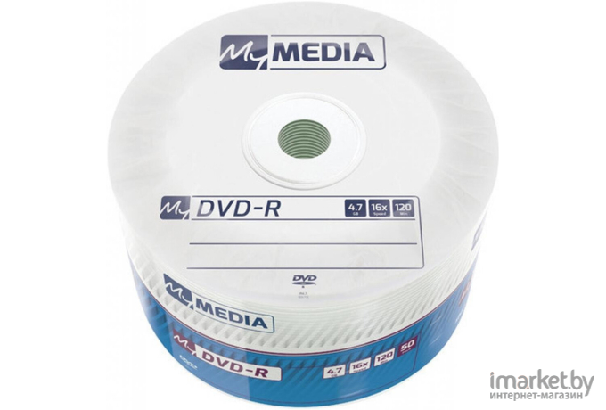 Оптический диск MyMedia DVD-R 4.7Gb 16x  50 шт