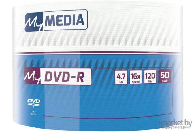 Оптический диск MyMedia DVD-R 4.7Gb 16x  50 шт