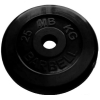 Диск для штанги MB Barbell Atlet d51 мм 2.5 кг черный