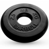 Диск для штанги MB Barbell Atlet d51 мм 2.5 кг черный