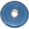 Диск для штанги MB Barbell Олимпийский d51 мм 2.5 кг синий