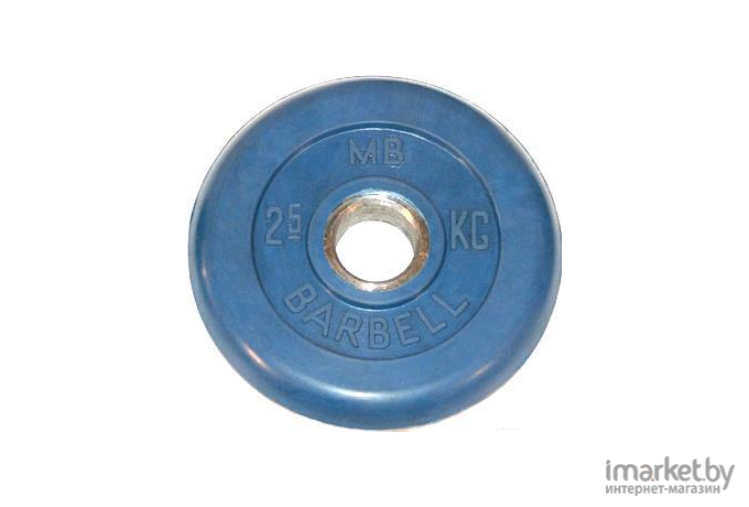 Диск для штанги MB Barbell Олимпийский d51 мм 2.5 кг синий