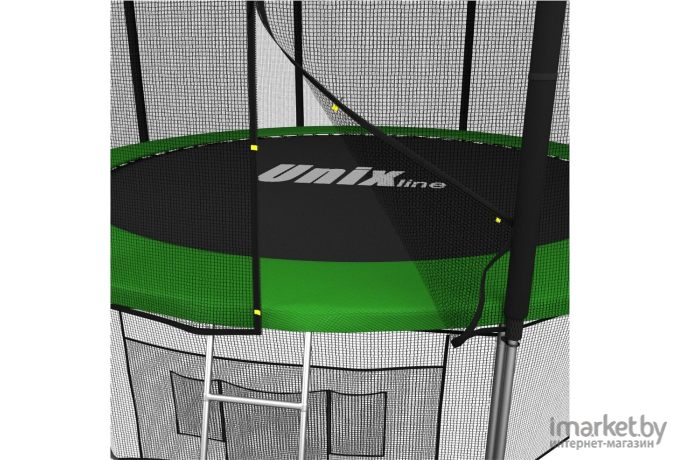 Батут Unix line outside 14 ft-427 см Classic с защитной сеткой и лестницей