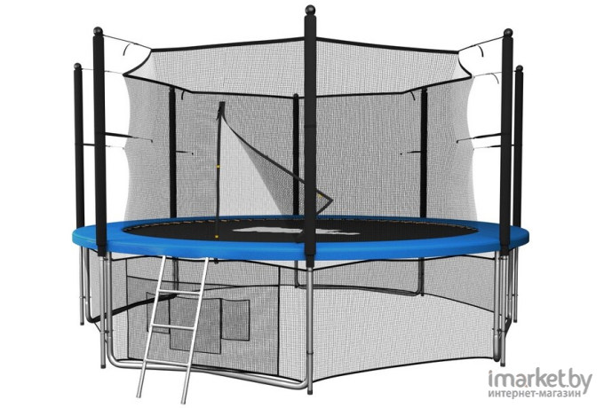 Батут Unix line inside Classic 14 ft с защитной сеткой и лестницей