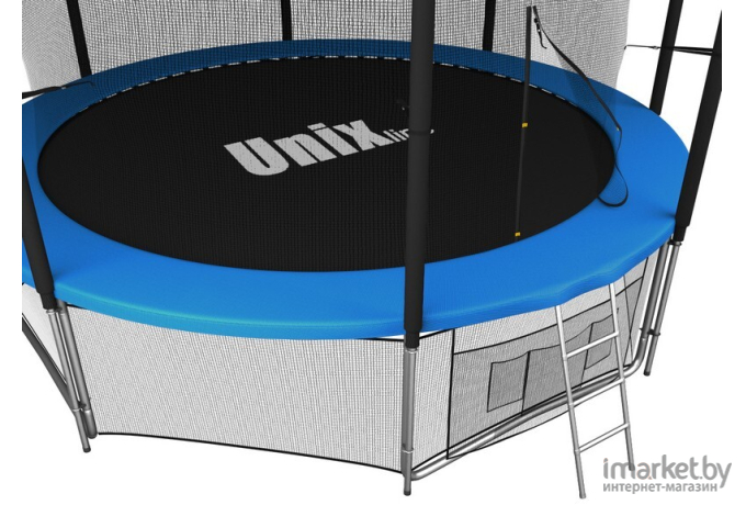 Батут Unix line inside Classic 14 ft с защитной сеткой и лестницей