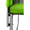 Батут Smile Outside 12 ft-374 см с защитной сеткой и лестницей зеленый