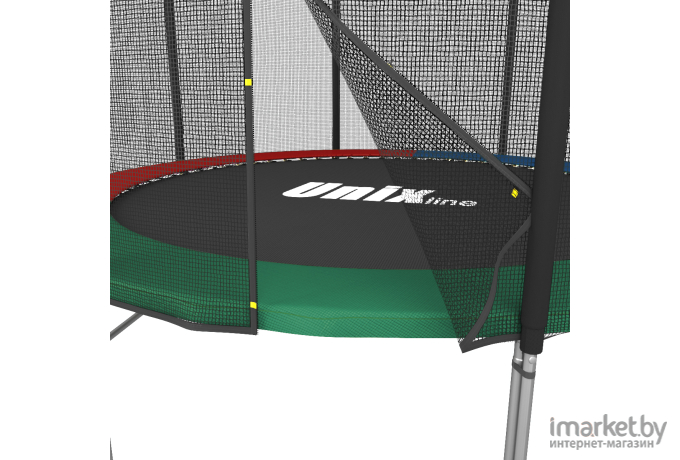 Батут Unix line outside Simple 10 ft-305 см Color с защитной сеткой