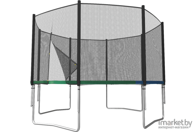 Батут Unix line outside Simple 8 ft-244 см Color с защитной сеткой