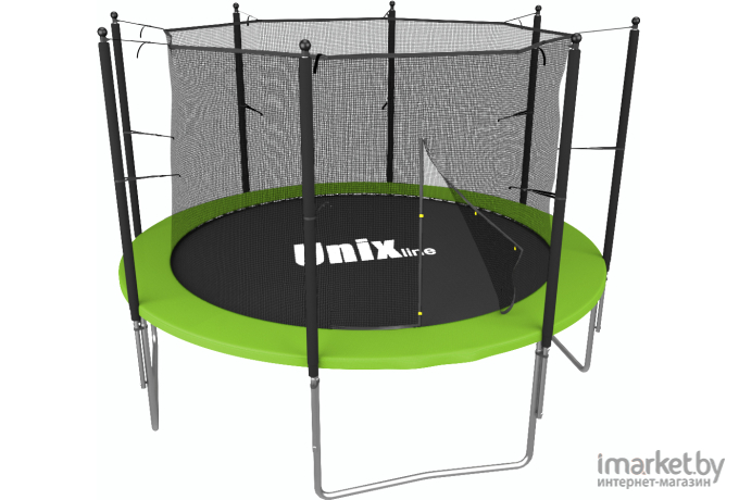 Батут Unix line inside Simple 8 ft-244 см Green с защитной