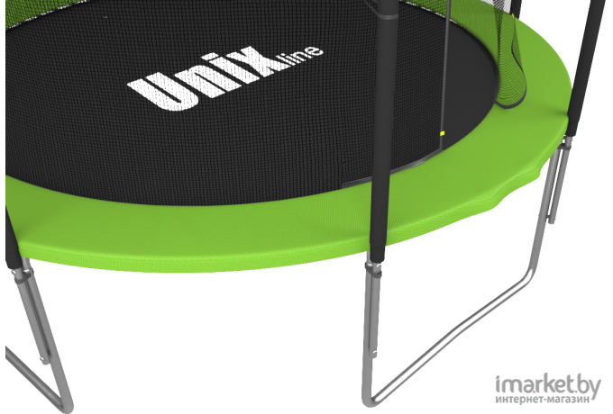 Батут Unix line inside Simple 8 ft-244 см Green с защитной