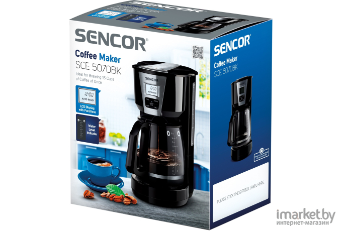 Кофеварка Sencor SCE 5070BK