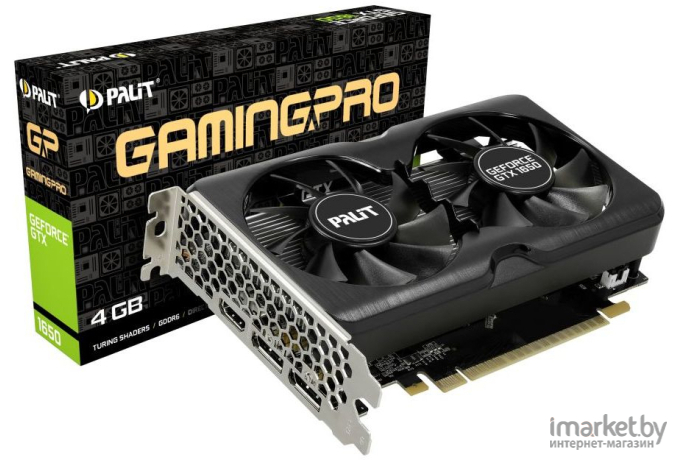 Видеокарта Palit NVIDIA GeForce GTX1650 GamingPro 4Gb DDR6