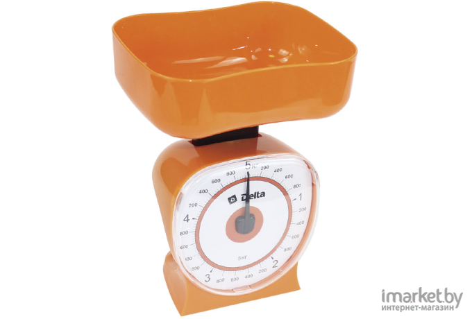 Кухонные весы Delta КСА-106 оранжевый