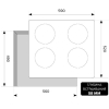 Варочная панель LEX EVI 640-2 BL черный