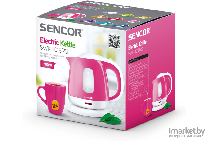 Электрочайник Sencor SWK 1018RS Pink