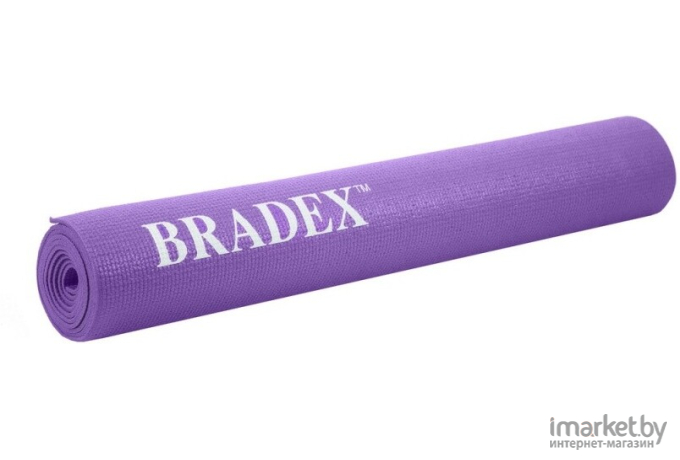 Коврик для йоги и фитнеса Bradex SF 0397 фиолетовый