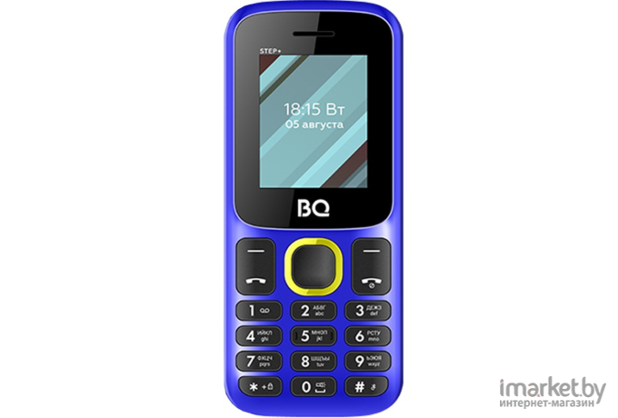 Мобильный телефон BQ-Mobile Step XL+ BQ-2820 синий/желтый