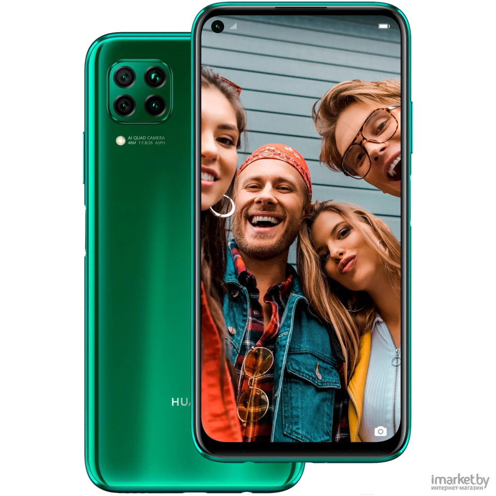 Мобильный телефон Huawei P40 Lite JNY-LX1 Crush Green в каталоге | Цена |  Доставка по РБ