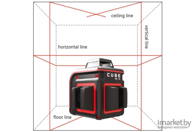 Лазерный нивелир ADA Instruments Cube 360-2V Professional Edition