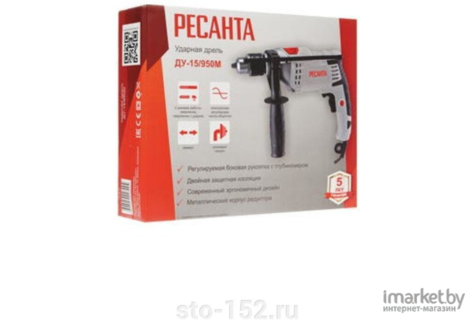 Электродрель Ресанта ДУ-15/950М