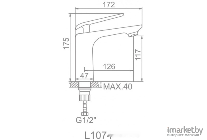 Смеситель Ledeme L1074