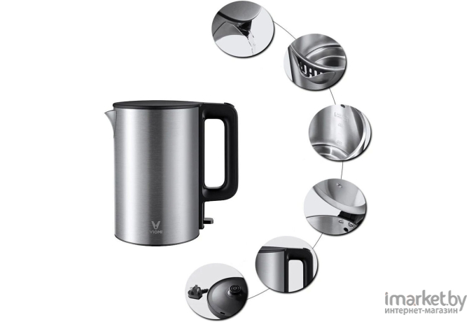 Электрочайник Viomi Mechanical Kettle V-MK151B Silver