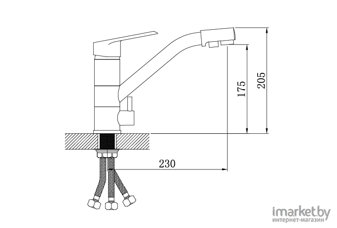 Смеситель Potato P4409