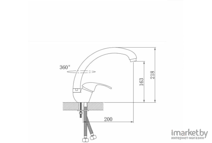 Смеситель Potato P4104