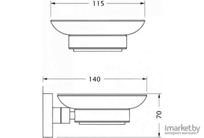 Мыльница Potato P7802