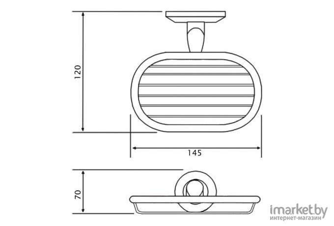 Мыльница Potato P2902-2