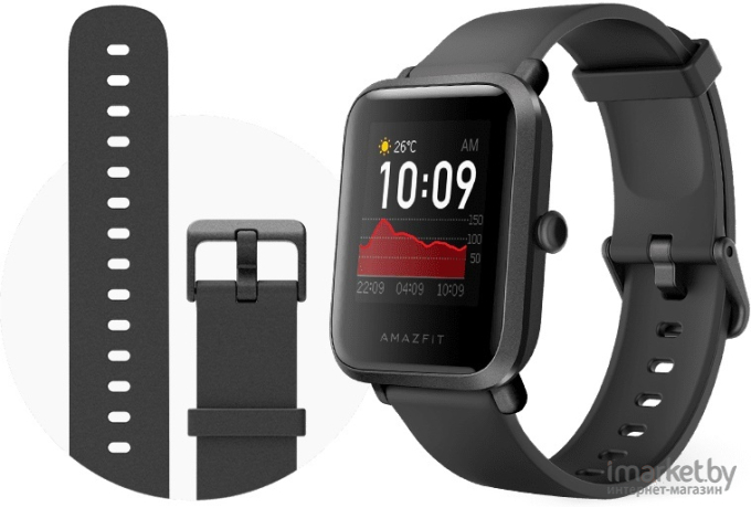 Умные часы Amazfit Bip S Carbon Black [A1821]