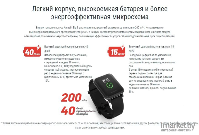 Умные часы Amazfit Bip S A1821 Red Orange