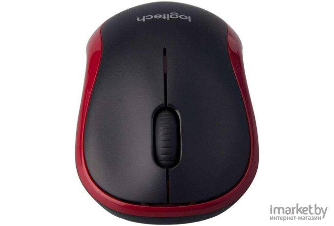 Мышь Logitech M185 красный