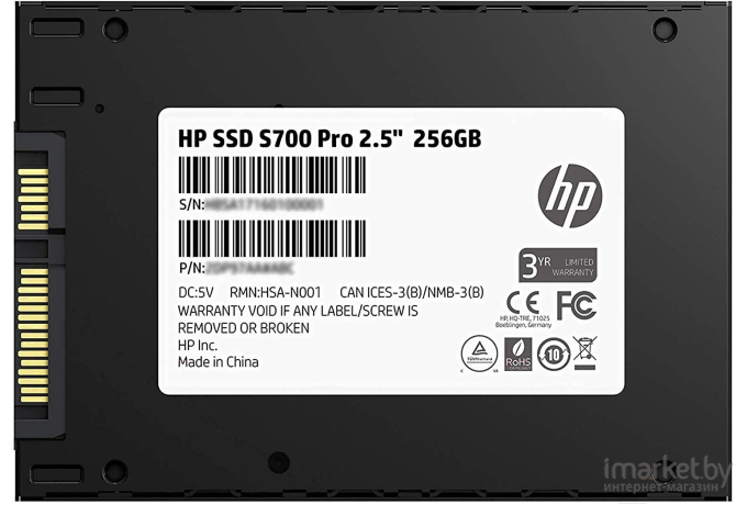 SSD диск HP 256 Gb SATA 6Gb/s S700 Pro [2AP98AA]