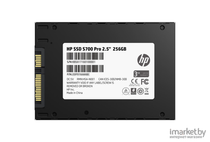 SSD диск HP 256 Gb SATA 6Gb/s S700 Pro [2AP98AA]