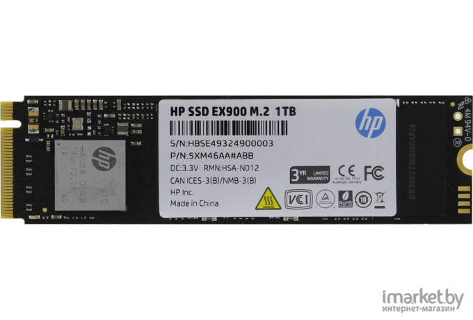 SSD диск HP 1 Tb M.2 2280 M EX900 [5XM46AA]