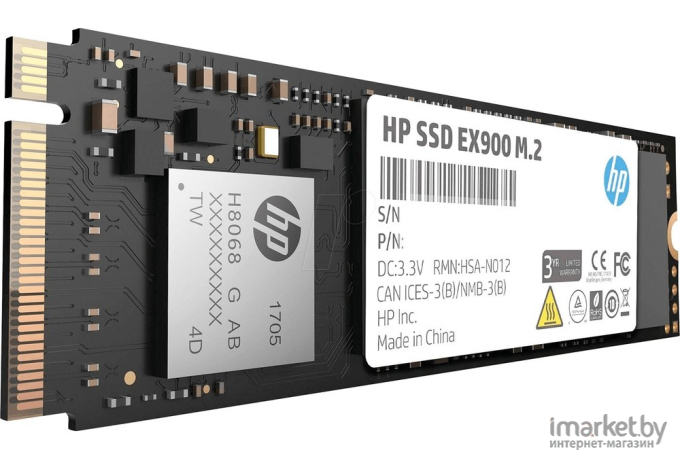 SSD диск HP 1 Tb M.2 2280 M EX900 [5XM46AA]