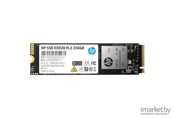 SSD диск HP 256 Gb M.2 2280 M EX920 [2YY45AA]