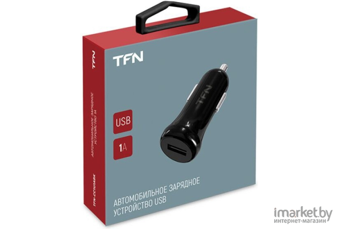 Зарядное устройство TFN 1A без кабеля Black [TFN-CC1U1ABK]