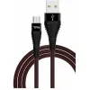 Кабель для компьютера TFN microUSB forza 1.0m Black [TFN-CFZMICUSB1MBK]