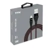 Кабель для компьютера TFN microUSB forza 1.0m Black [TFN-CFZMICUSB1MBK]