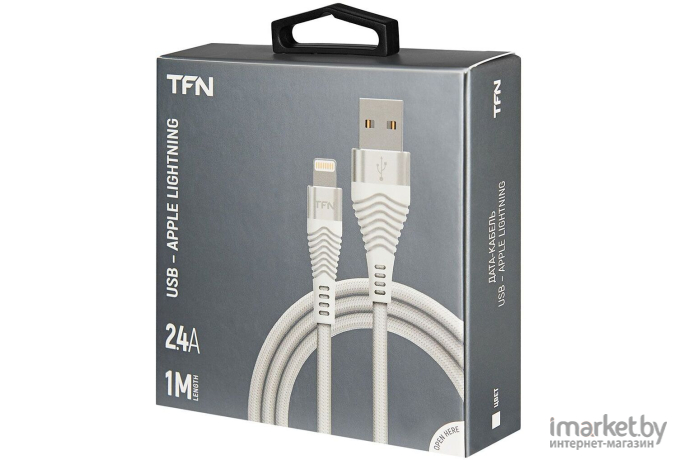 Кабель для компьютера TFN 8pin forza 1.0m White [TFN-CFZLIGUSB1MWH]