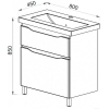 Тумба под умывальник АВН 80 Латтэ [41.38(1)]