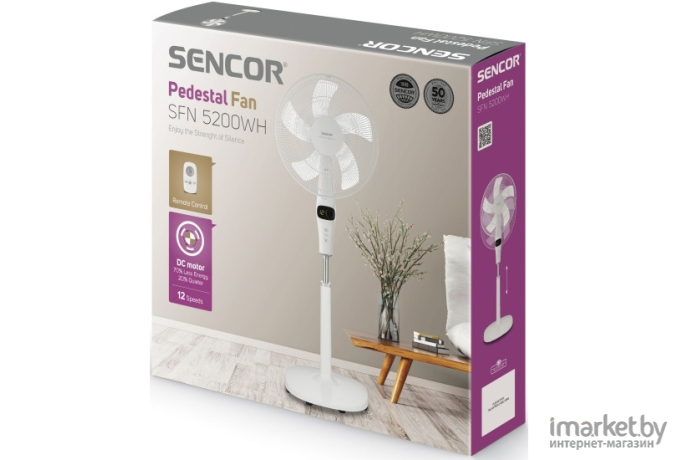 Вентилятор Sencor SFN 5200WH